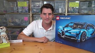 LEGO® Technic 42083 - Bugatti Chiron Unboxing und Bauphasen