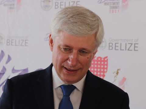 Stephen Harper on How Belize Can Capitalize on International Exposure