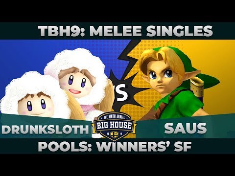 Drunksloth vs SAUS - Pools Winners' Semifinals: Melee Singles - TBH9 | Ice Climbers vs Young Link