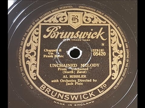Al Hibbler 'Unchained Melody' 1955 78 rpm