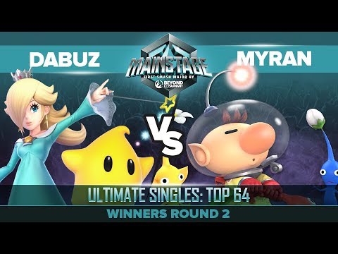 Dabuz vs Myran - Winners' Round 2: Ultimate Singles Top 64 - Mainstage | Rosalina vs Olimar