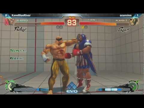 [EVO 2012 SSFIV AE] KaneBlueRiver (Balrog) vs scunsion (Sagat)