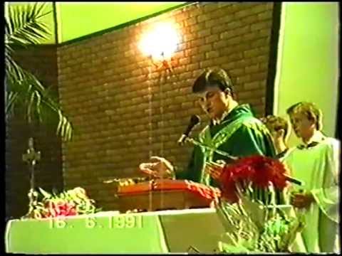 PRZYGŁÓW Ksiądz KRZYSZTOF NYKIEL POŻEGNANIE 1991.06.16 2/3