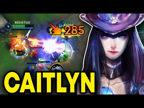 Wild Rift Caitlyn Dragon Lane Gameplay in Season 17 (Build & Runes)