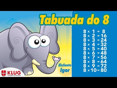 Karaokê da Tabuada do 8 - Elefante Igor