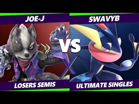 S@X 351 Losers Semis - Joe-J (Wolf) Vs. swavyb (Greninja) Smash Ultimate - SSBU