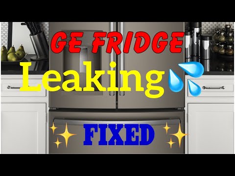 ✨ GE Fridge Leaking on Floor - FIXED ✨