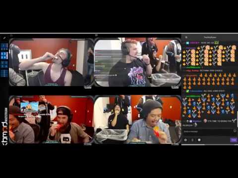 Carolina Reaper Chip Challenge staring Twitch charity stream Team Playing with Fire members