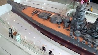 preview picture of video '1/10 Battleship YAMATO 戦艦大和 at 大和ミュージアム Yamato Museum in Kure'