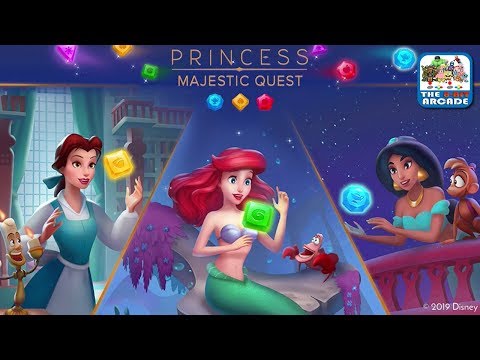 Disney Princess Majestic Quest - On A Journey To Rebuild Their Realms (iOS Gameplay)