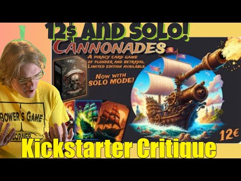 Cannonades, The Card Game - Kickstarter Critique Review