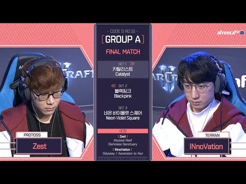 [2018 GSL Season 1]Code S Ro.16 Group A Match5 INnoVation vs Zest
