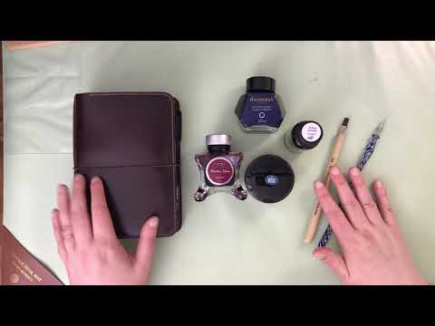 Swatching First Fountain Pen Inks Purchased in 2021