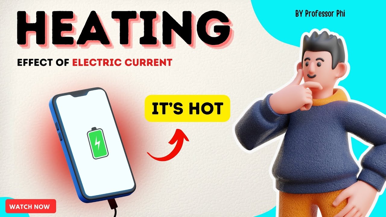 Why devices are HEATED ? | Heating effect of electric current | Class 10 animated