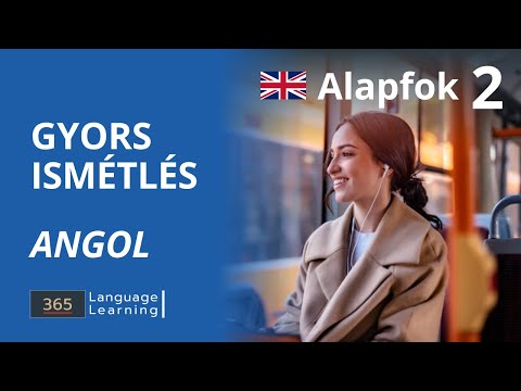 Angol tanulás kezdőknek - Alapfok 2 | A1 - 2. rész | ⏩ Gyors, egynyelvű angol változat