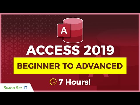 Microsoft Access Tutorial: 7 Hours of Beginner to Advanced Training