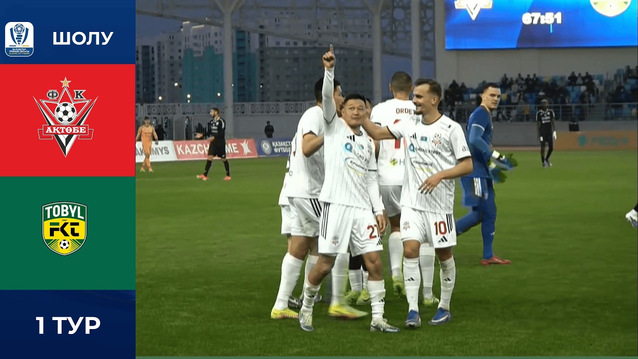 FK Aktobe vs Tobol Highlights