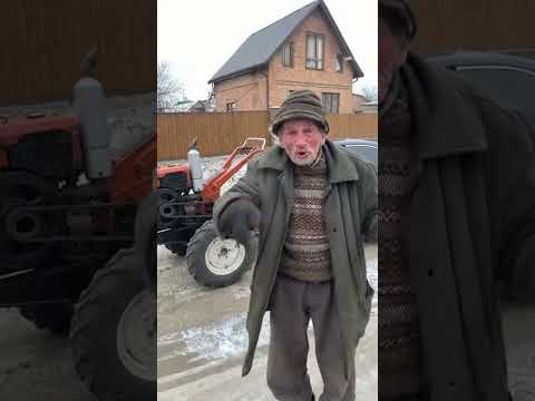 Дідова тачка на прокачку: мотовоз з “тайоти” і білою шкірою  #дивнесело #мотовоз #саморобка