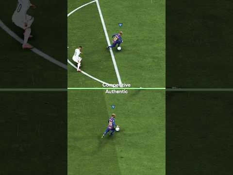 Authentic vs Competitive GAMEPLAY - Dribbling Comparison in FC 26! #fc26 #gameplay