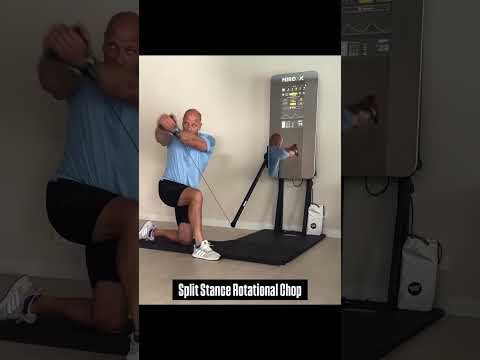 Split Stance Rotational Chop