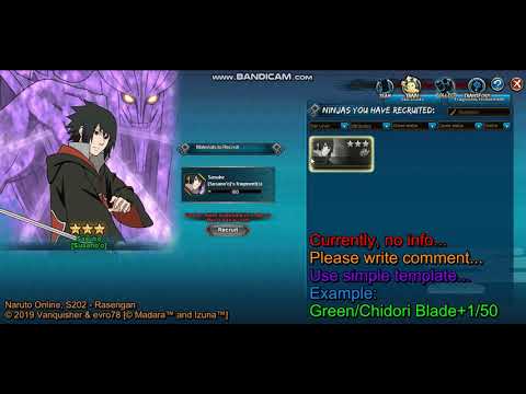Naruto online - Sasuke [Susano'o] - Preview!! - Skill Breakthrough (SB)