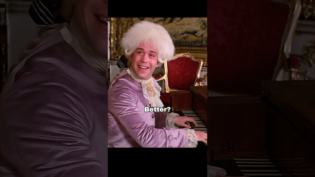 Mozart showing transformative art in Amadeus #shorts