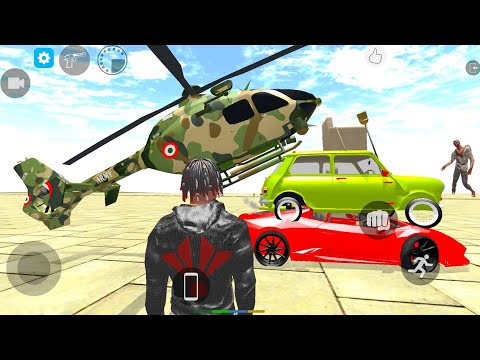 GTA India Lamborghini Car Mahindra Thar KTM Motorcycle and Army Helicopter SIM - Android Gameplay.