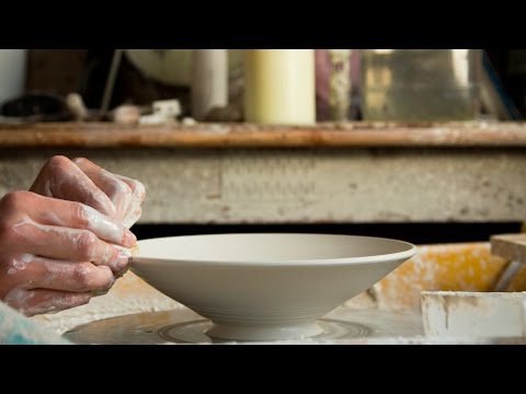 Throwing a Small Porcelain Bowl - Matt Horne Pottery