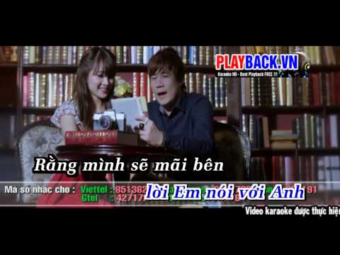 [ Karaoke HD ] Để Anh Phía Sau Em - Khánh Phương Full Beat Playback.vn