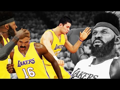NBA 2k15 MyCAREER Gameplay S2 Playoffs GM 2 - Jeremy Lin's Provocative Dance! Lakers On FIRE