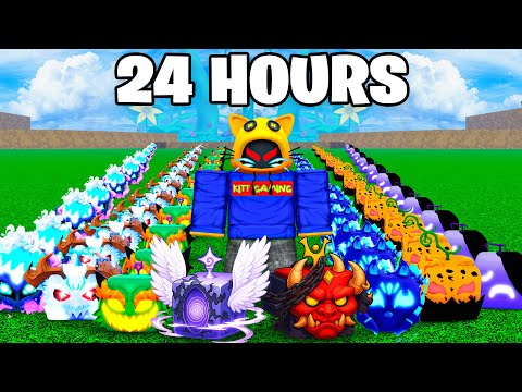 Getting EVERY Blox Fruits in 24 Hours
