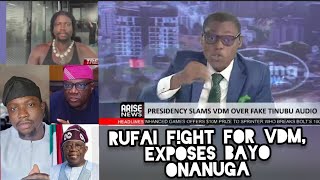 Tinubu Fake Audio - Presidency Slam VDM