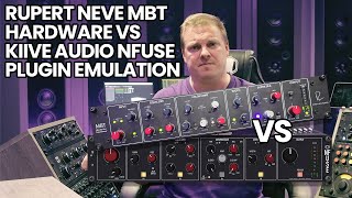Video thumbnail for Rupert Neve MBT Hardware VS Kiive Audio Nfuse Plugin Emulation by Audio Animals Studio