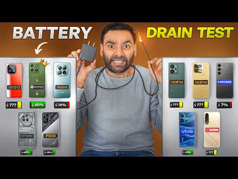 5000mAh vs 7000mAh 🔋 Ultimate Battery Drain Test | BEST & WORST