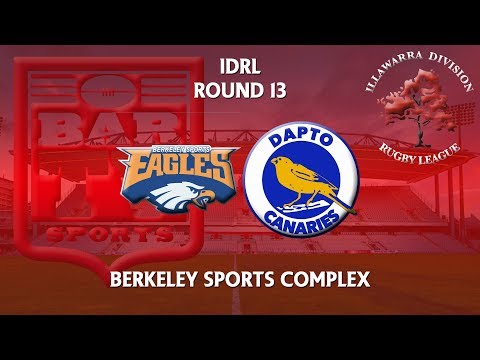 2018 Illawarra RL Round 13 - Berkeley Eagles v Dapto Canaries