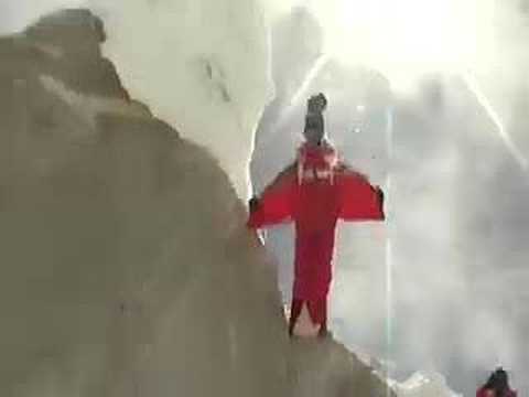Tallest Base Jump - 1700m!!! [East Face, Meru Peak, 6600m]