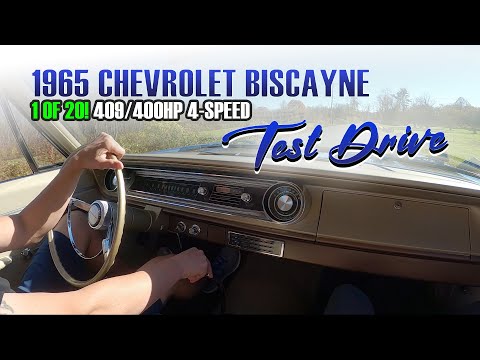 1 von 20! 1965 Chevrolet Biscayne 409/400 PS 4-Gang-Probefahrt