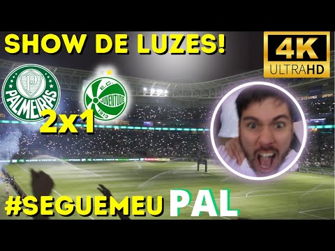 #VLOG - PALMEIRAS 2 X 1 JUVENTUDE - SHOW DE LUZES - 4K