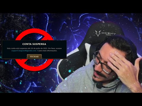 A RIOT BANIU MINHA CONTA TOP 1!