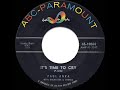 1959 HITS ARCHIVE: It’s Time To Cry - Paul Anka