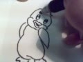 Penguin. How to draw a easy? (Пингвиненок. м/ф Лоло и Пепе ...