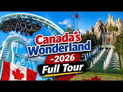 Video: CANADA'S WONDERLAND 2026 | Full tour