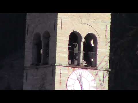 Le campane di Gressoney Saint Jean (AO) - Chiesa Parrocchiale di S. Giovanni Battista (2). video 974