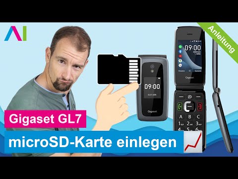 Gigaset GL7 - microSD-Karte einlegen • 💾 • 📲 • 📈 • Anleitung | Tutorial