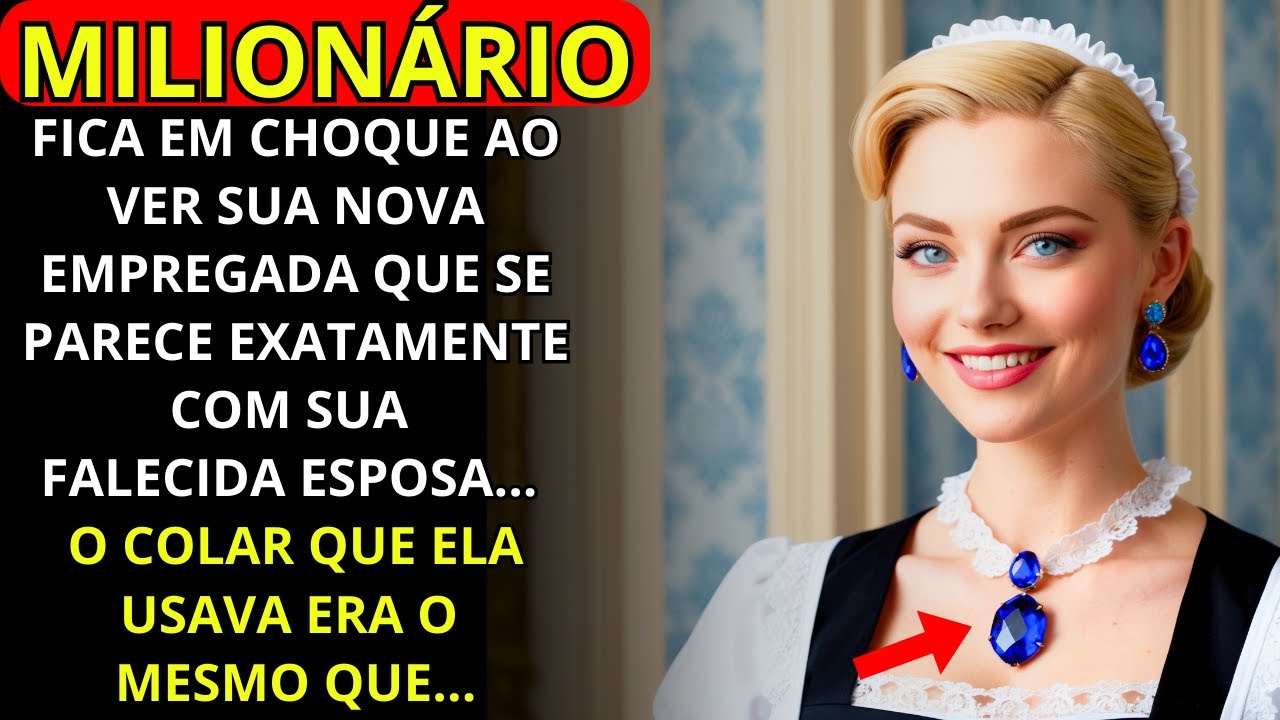 AO PASSAR PELA SUA EMPREGADA, O MILIONÁRIO FICOU PARALISADO AO VER SEU COLAR... O MESMO QUE...