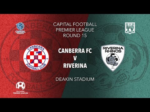 2019 NPL Capital 1st Grade Round 15 - Canberra FC v Riverina Rhinos