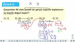 Eğitim Vadisi AYT Matematik 20.Föy Maksimum Minimum Problemleri 1 Konu Anlatım Videoları