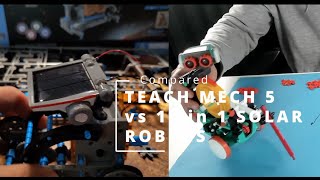 Teach Mech 5 vs Sillbird 12 in 1 Solar Robots Compared