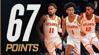 Trae Young - De'Andre Hunter - Jalen Johnson - Atlanta Hawks - New York Knicks