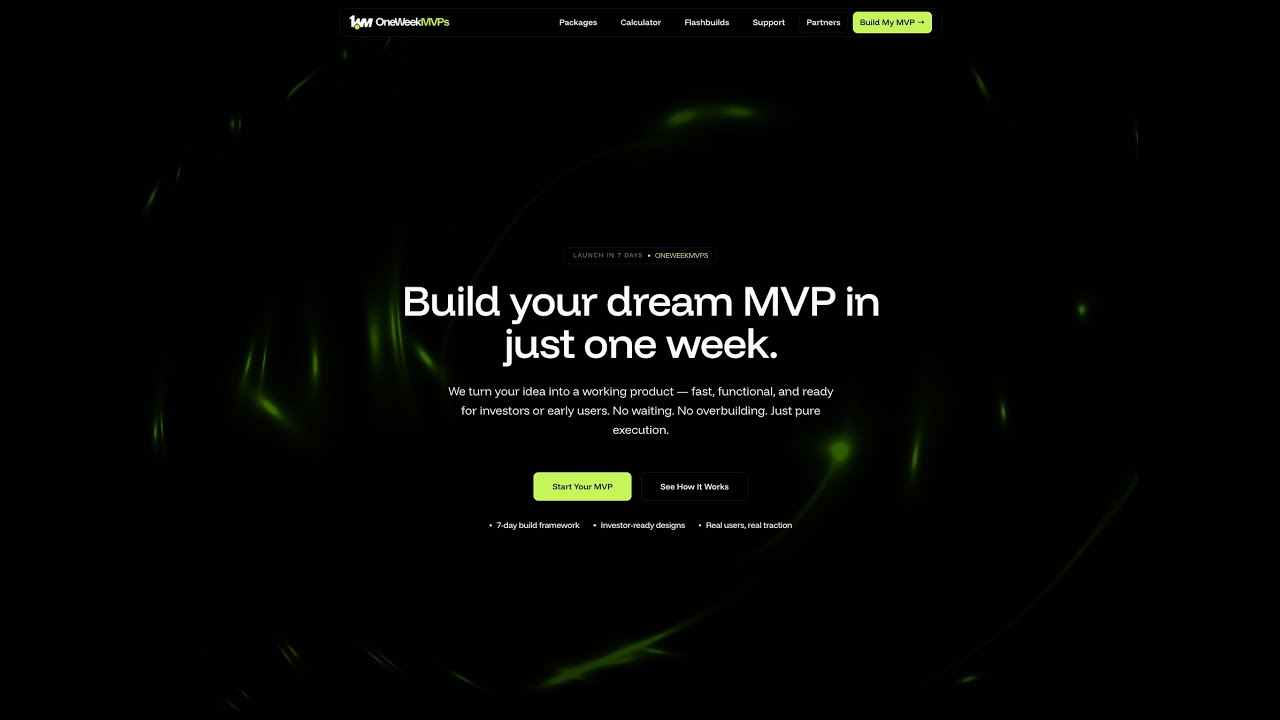 OneWeekMVPS demo video